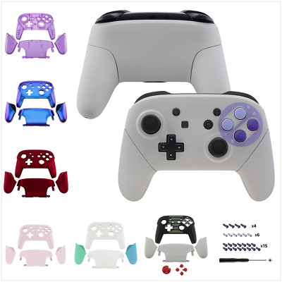 Faceplate Backplate Grips Shell Replacement for Nintendo Switch Pro Controller