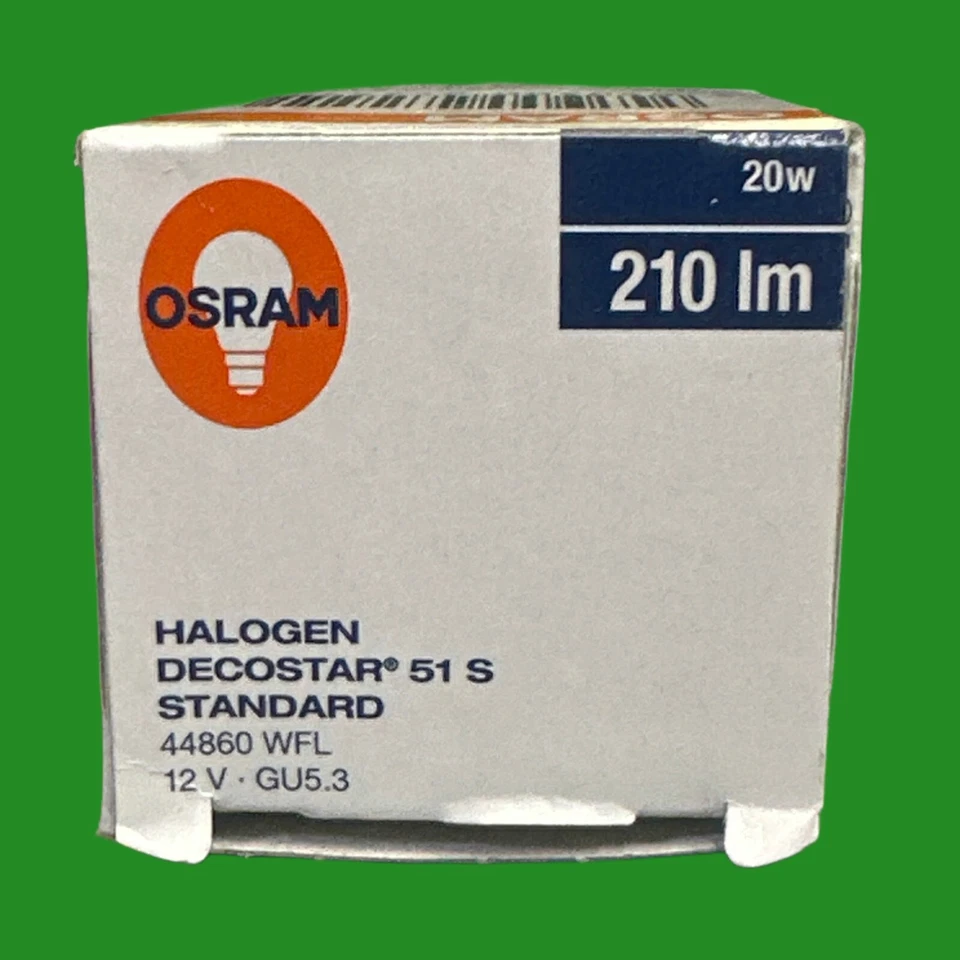 1x 20W Osram MR16 GU5.3 44860 WFL 12V Halogen Dimmable Reflector Spot Light Bulb - Image 2 of 4