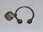 Vintage 925 Sterling Silver Key Ring With Heart Baby Bracelet 8 Grams