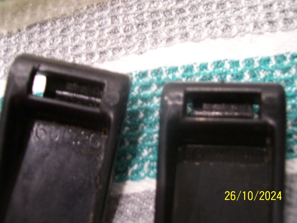 Nuevo de Lote Original 1968-69 AMC AMX INTERIOR NEGRO SON REPOSO TIRADORES DE CERRADURA DE PUERTA Foto 4 de 4