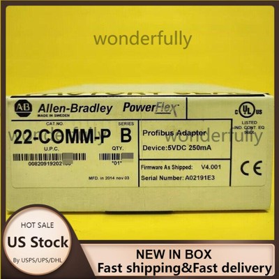 22-COMM-P AB PowerFlex PROFIBUS DP Adapter 22-COMM-P Ups express US Free Tax