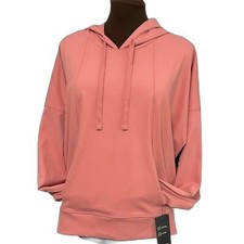 ID Ideology Women's Relaxed Solid Techy Hoodie Pink XL
