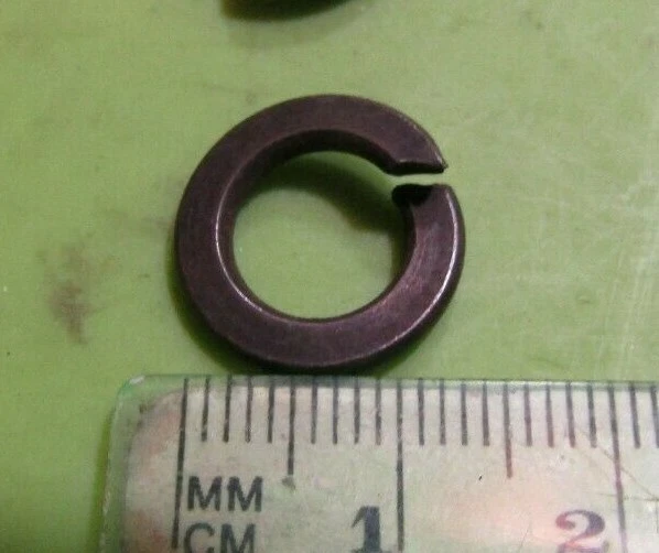 Lote de arandelas de bloqueo Benelli Moto Guzzi Ducati p/n MU1556 MU 1556 NOS 10 unidades Foto 2 de 3