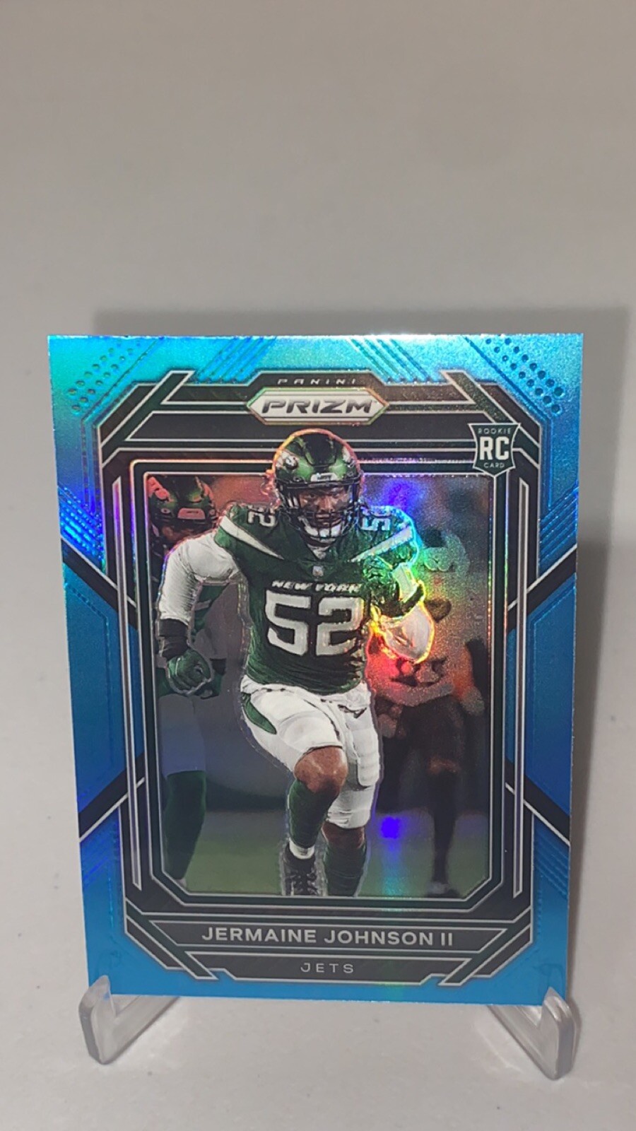 2022 Panini Prizm Jermaine Johnson II RC Rookie Light Blue Prizm #375