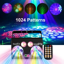Laser Projector Stage Light DMX LED RGB DJ Disco KTV Show Xmas Party Lighting US