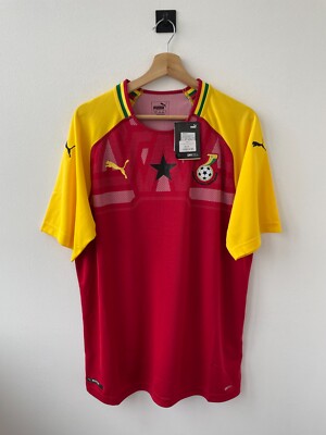 GHANA NATIONAL TEAM 2018 AWAY FOOTBALL SOCCER SHIRT JERSEY CAMISETA PUMA  size XL