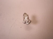 Praying Hands Vintage TINY SMALL Tie Tack Lapel Pin christian worship jesus t70