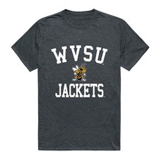 West Virginia State University Yellow Jackets WVSU Cotton Graphic Black T Shirt