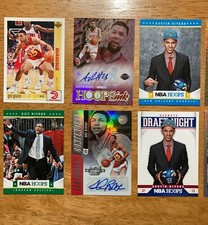 Doc Rivers Auto and Austin Rivers Auto - 9 total cards- 2 Austin Rivers RC's 