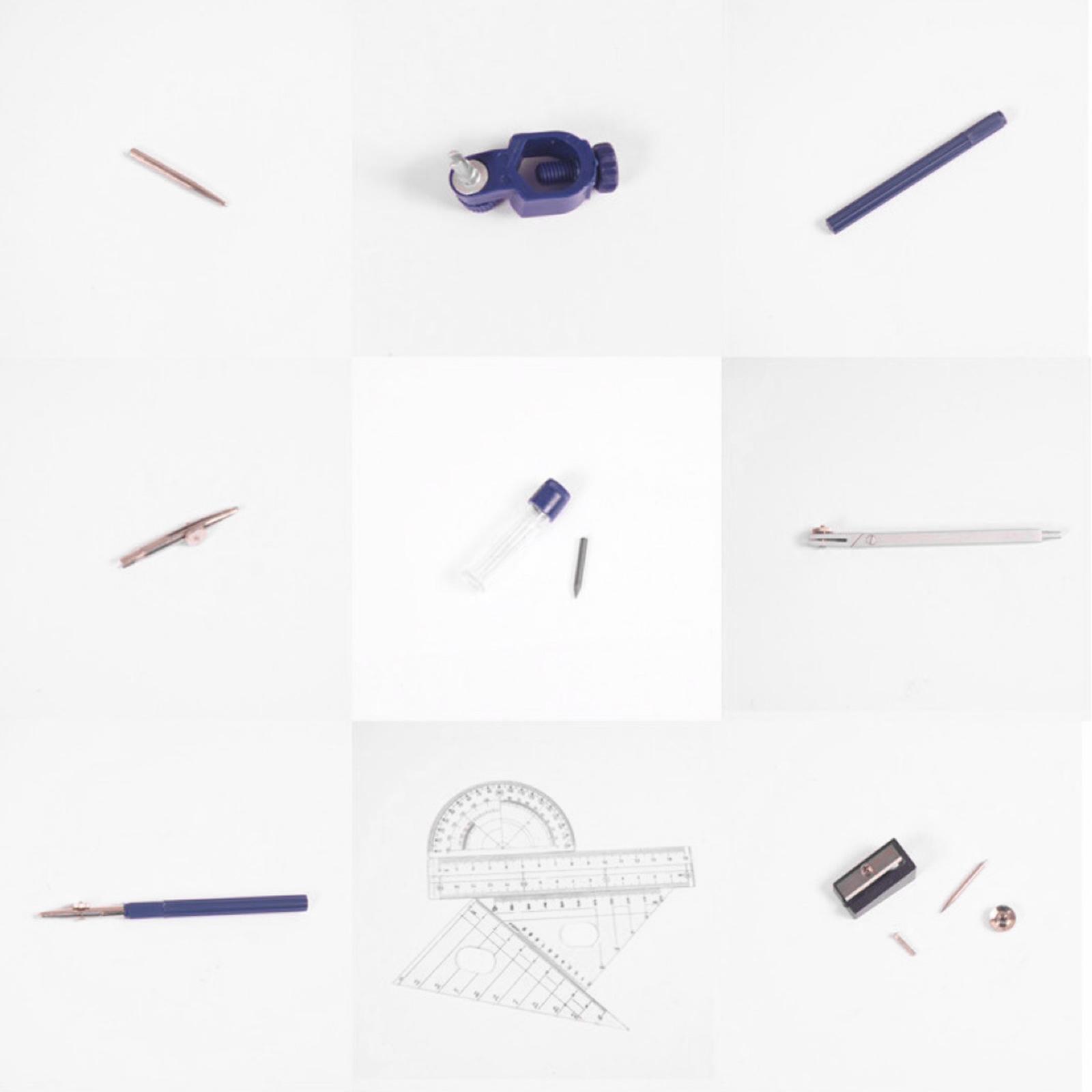 7Pack Adjustable Drawing Compass Circle Drafting Engineer Stationery eBay