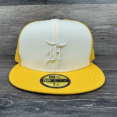 Fear of God Essentials FOG New Era 59FIFTY Fitted Cap Yellow Fear of God Essentials FOG New Era 59FIFTY Fitted Cap Yellow