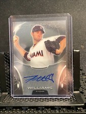 Trevor Williams 2013 Bowman Sterling Prospect Auto - Marlins