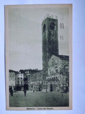 BRESCIA Torre del Popolo old postcard