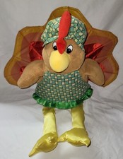 Rare Beverly Hills Teddy Bear Company Thanksgiving Turkey Plush Stuffed Animal