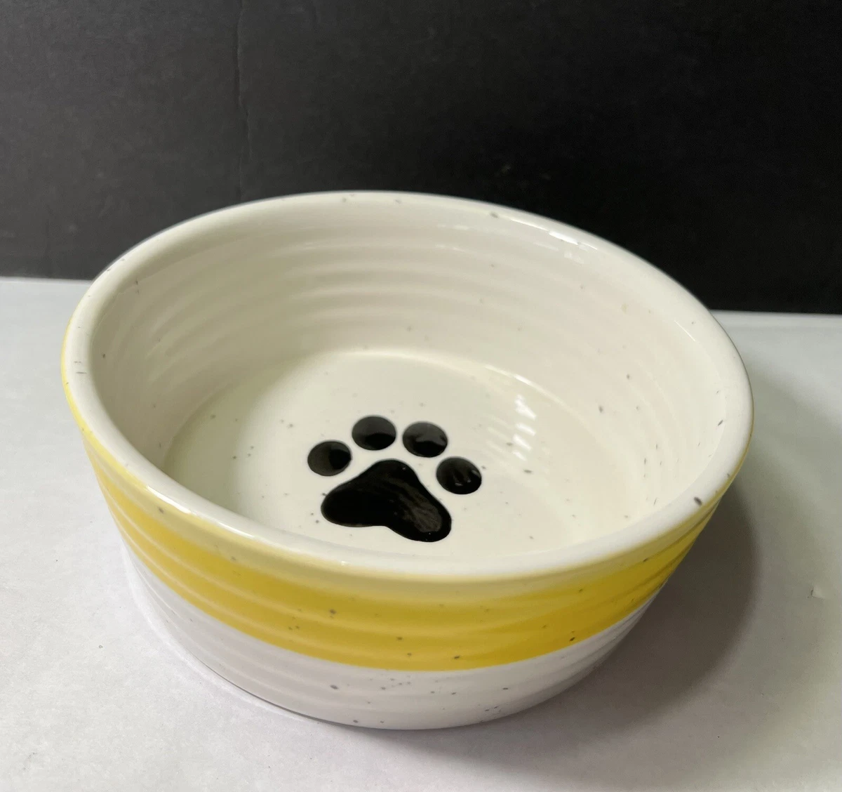 Signature housewares ceramic dog bowls sales