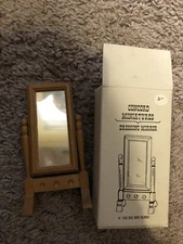 Dollhouse Concord miniatures Dressing Mirror Wooden VINTAGE FULL LENGTH 1:12 NIB
