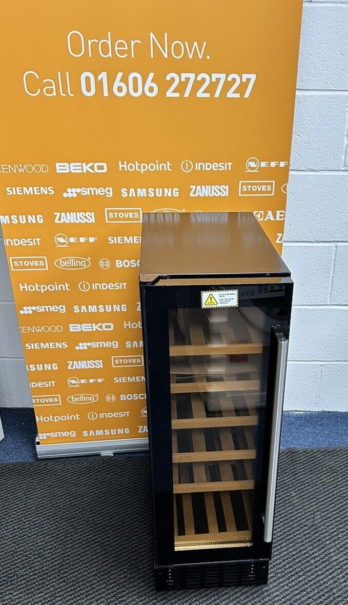 Viceroy WRWC20BKED 18 Bottle wine cooler, Black, 30cm Wide GRADED