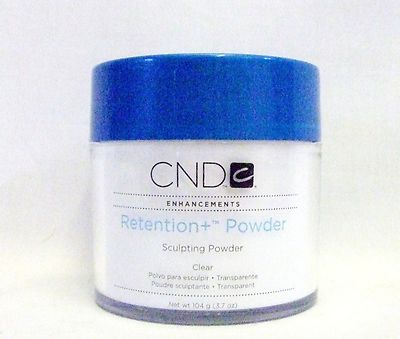 CND Creative Nail Design RETENTION POWDER Clear  3.7oz/104g 