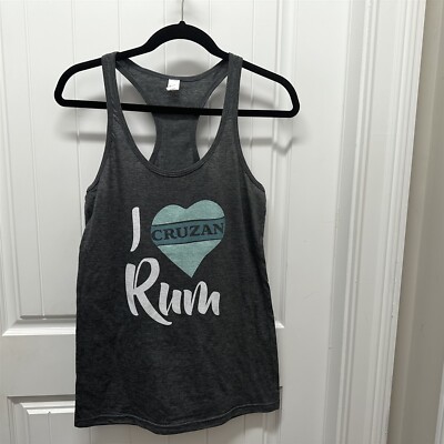 Cruzan Rum Womans Tank Top I Heart Cruzan Rum Large