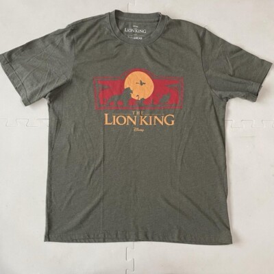 Pull&Bear Disney The Lion King Sunset Mens T Shirt Brown Size L UK