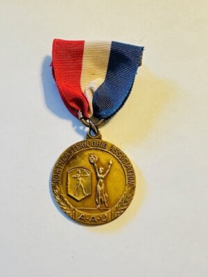 Vintage 1939 Northeastern Ohio Assoc Indoor Tournament Archery Medal