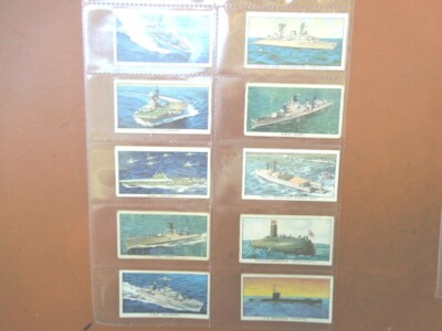 1962 Kellogg Müsli Schiffe Of The Britisch Marine Handel Set 16 Karten Wie Tabak