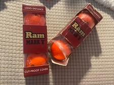 Vintage Ram Mark V Long Distance Golf Ball 3 Pack Set Of 2 One Opened