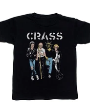 Crass Bloody Revolutions Short Sleeve Black Size S to 5XL T-Shirt 