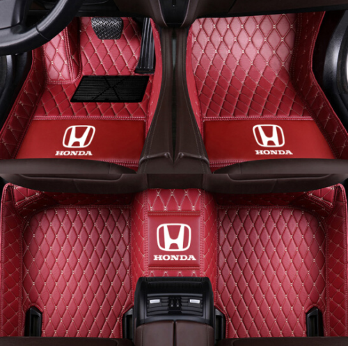 For Honda All Models Waterproof Custom Car Floor Mats Front & Rear Carpet Liner - Picture 32 of 46