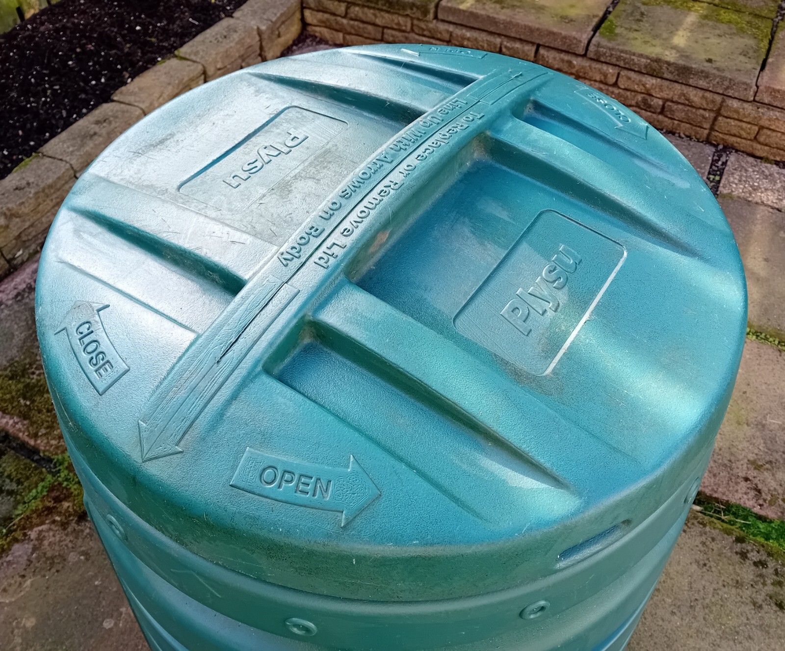 Garden Compost Bin Green Plastic Composting Recycling Organic Kitchen Waste Eco eBay