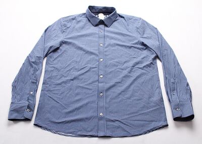 Flag & Anthem Men's Madeflex Journey Stretch Shirt BL1 Blue/Black Large NWT