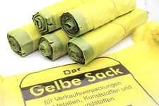 NEU 10 Rollen Gelbe Säcke Wertstoffsack  Gelber Sack - 130 Stück - DHL Versand