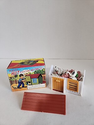 Plastic Hut Farm Educational and Fun Toy 35 pcs Build a Mini Hut