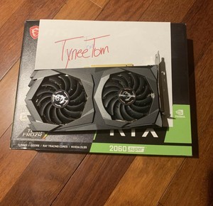 Msi Geforce Rtx 60 Super Gaming X Graphics Card 8gb Gdrr6 Ebay