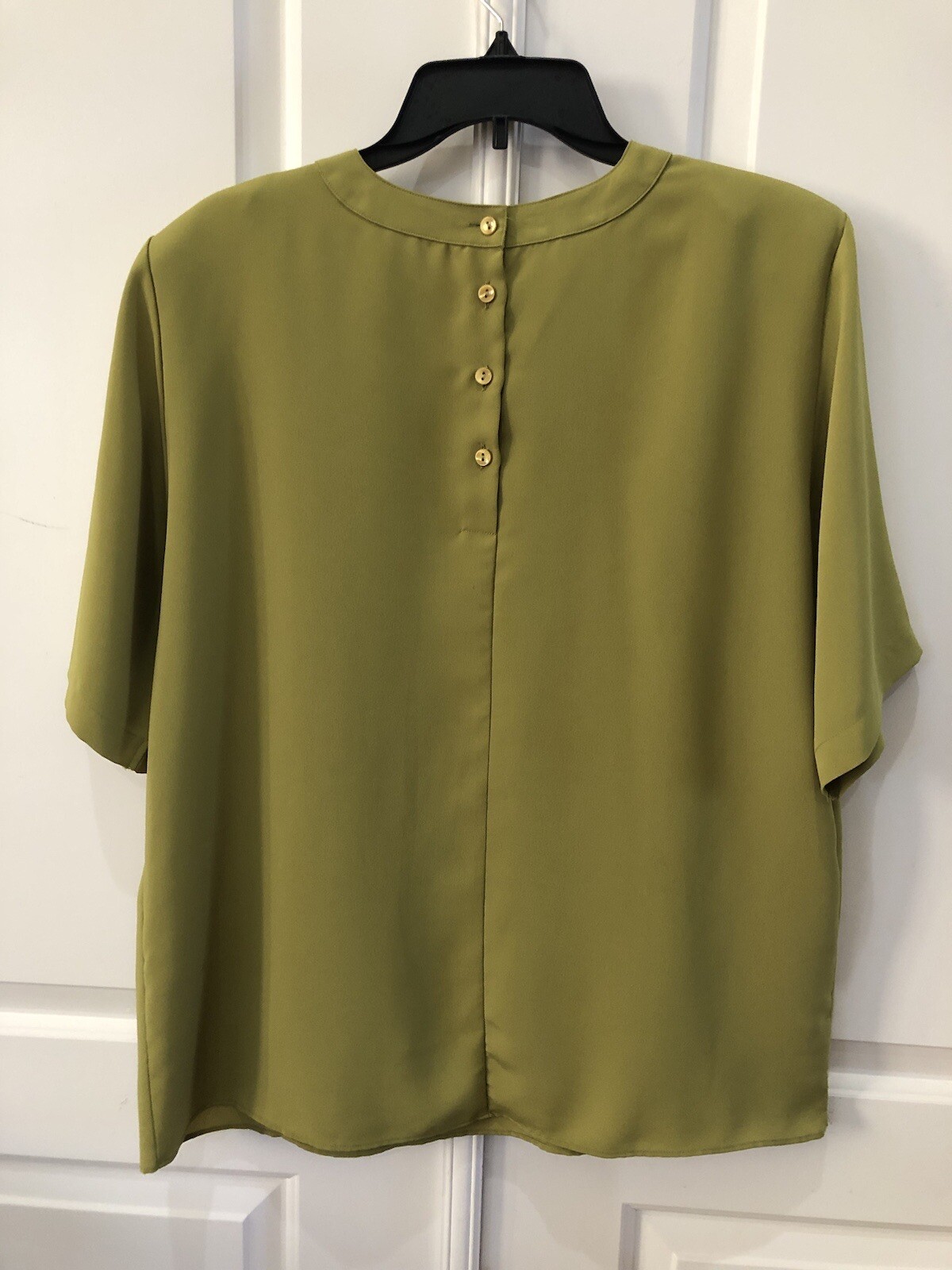 FILA Vintage Aston & Row Associates donna taglia 18 manica corta con bottoni posteriori