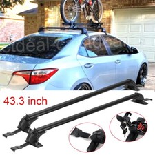 43.3 Roof Rack Cross Bars Luggage Cargo Carrier Aluminum For Toyota Corolla Usa