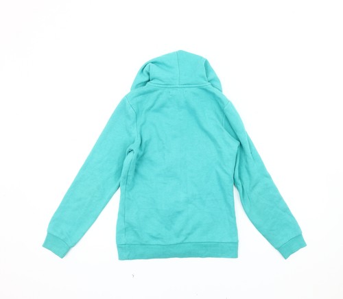 Roxy Girls Blue Hooded Jacket - Size 10, Winter Favourite - Picture 2 of 12