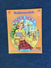 1984 Butterscotch Paper Doll Book UN-CUT A Golden Book Western Publishing
