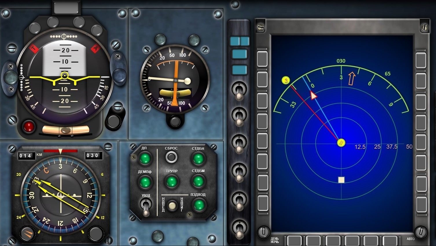 MiG31 K/M FOXHOUND COCKPIT instrument panel CDkit