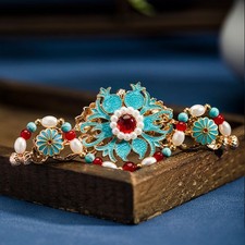 Hair Crown Top Hairpin Traditional Chinese Hanfu Hairstyle Accessory Ornament