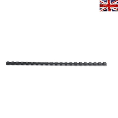 Robuste 8 mm CombBindekämme, schwarz, A4, 45 Blatt Kapazität, 100 Stück