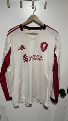 Liverpool FC  25/26 アウェイ長袖 正規品 XL adidas Liverpool 25/26 Long Sleeve Away Kit Jersey XL White | eBay