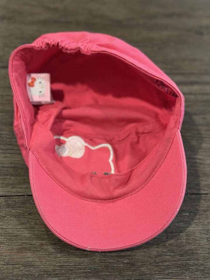 Sanrio Toddler Hello Kitty Hat Cap pink sequin cat kitten girly - Image 2 of 4