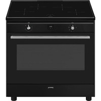 Smeg Concert 90cm Induction Range Cooker - Black CX91iMBL