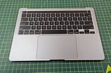 Apple MacBook Pro 13" A2251 2020 Palmrest Touchpad Keyboard Gray b719