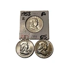 1953 S Bu, 1955, 1956 BU's 90% Silver Beautiful Coins