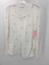 Pre-Owned C&C California Ivory Size Medium Long Sleeve T-shirt