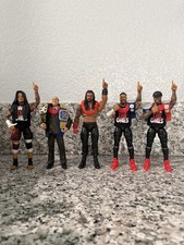 Custom WWE Elite Bloodline Lot Roman Solo Sikoa Jimmy Uso Jey Uso Paul Heyman