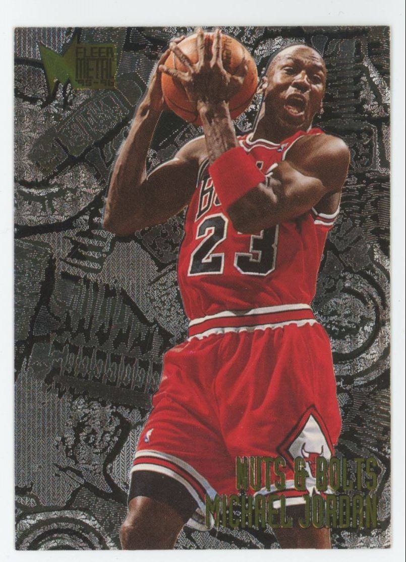 1995-96 Fleer Metal Nuts & Bolts Michael Jordan Chicago Bulls #212 C70