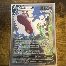 Pokemon TCG Medicham V Evolving Skies Full Art Holo English #186/203 on eBay